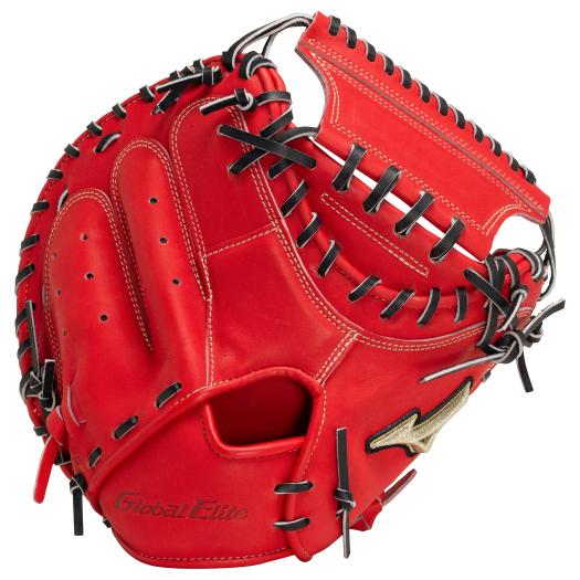 Mizuno 硬式グローブ レッド グローバルエリート JAPAN Mizuno Global