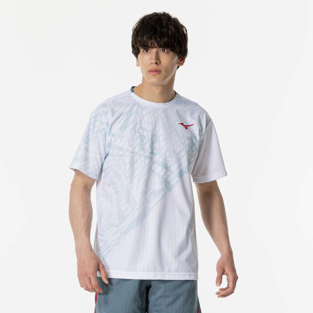 汗処理／通気】ドライエアロフローゲームシャツ(ラケットスポーツ