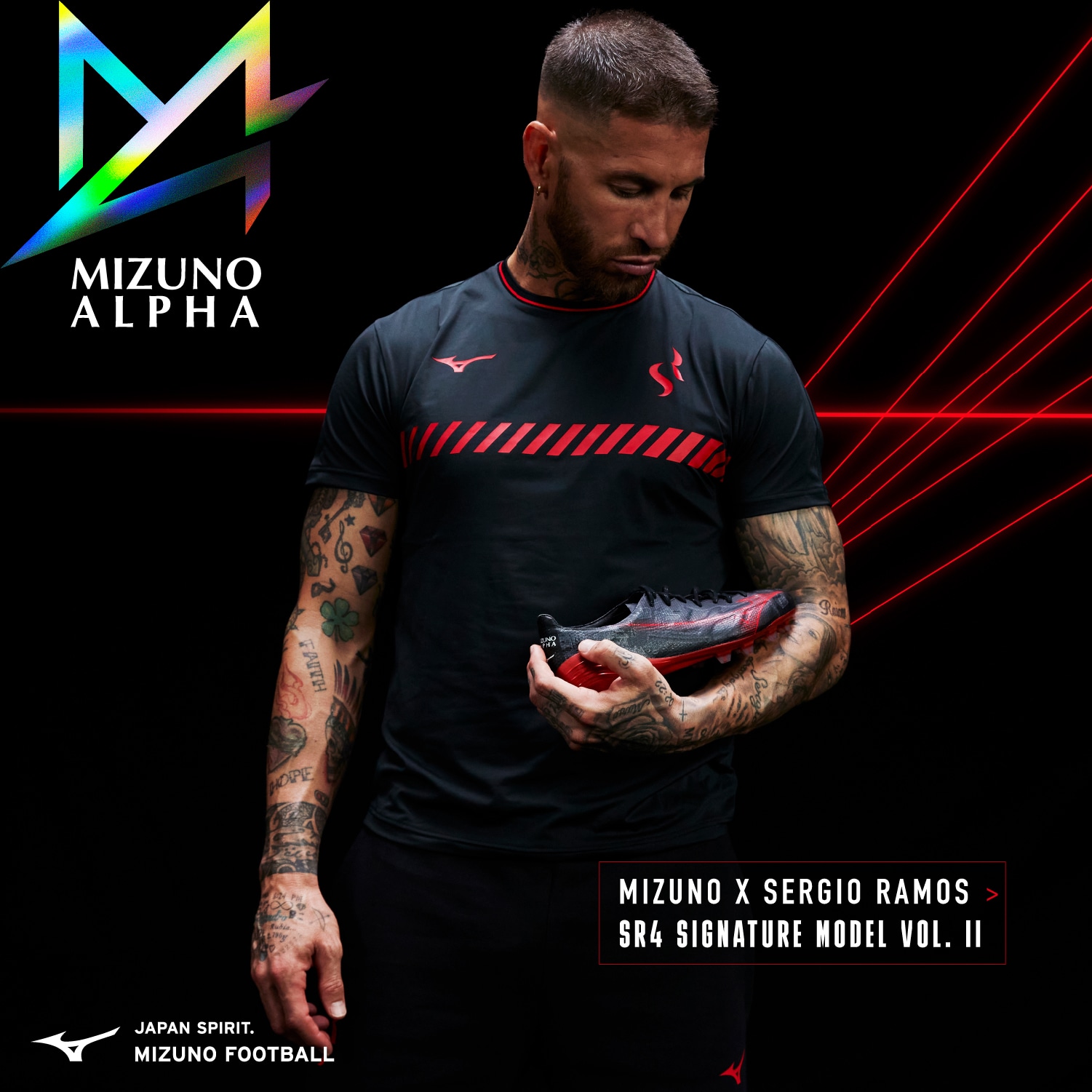 ミズノアルファ SR4 JAPAN(サッカー／フットボール)|P1GA2399|セルヒオ