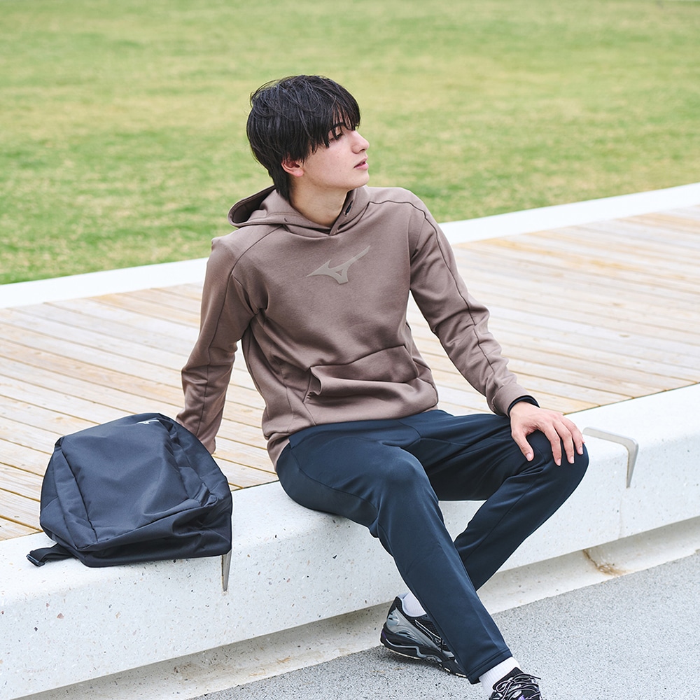 ストレッチスウェットプルオーバーフーディ|32MCC555|ミズノ