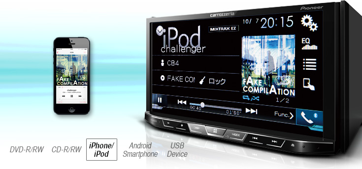 メディアフォーマット対応 | FH-9200DVD | AVメインユニット