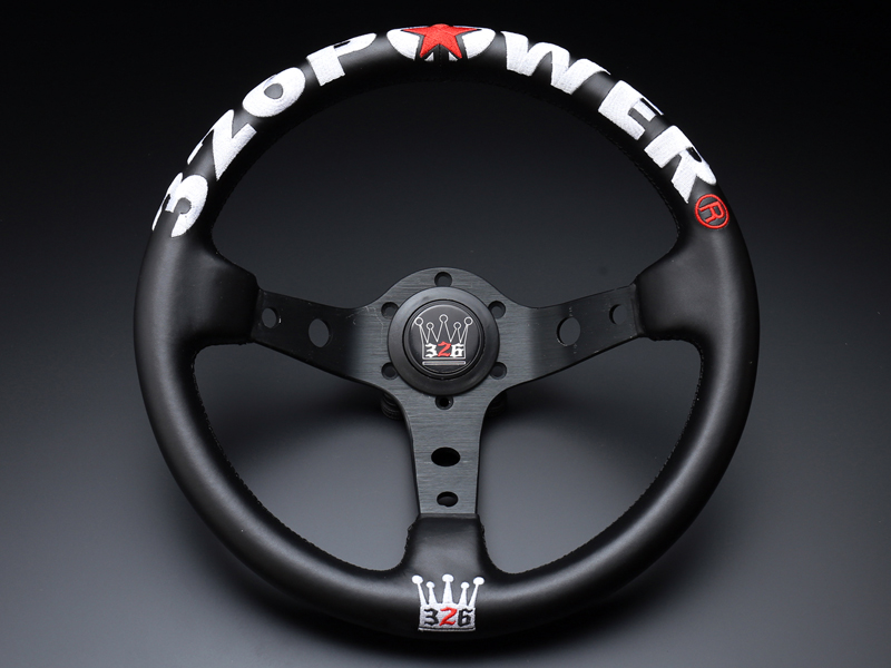 326POWER KING Rally Quick Steering Wheel - JPD Japan / ジェイ ピー