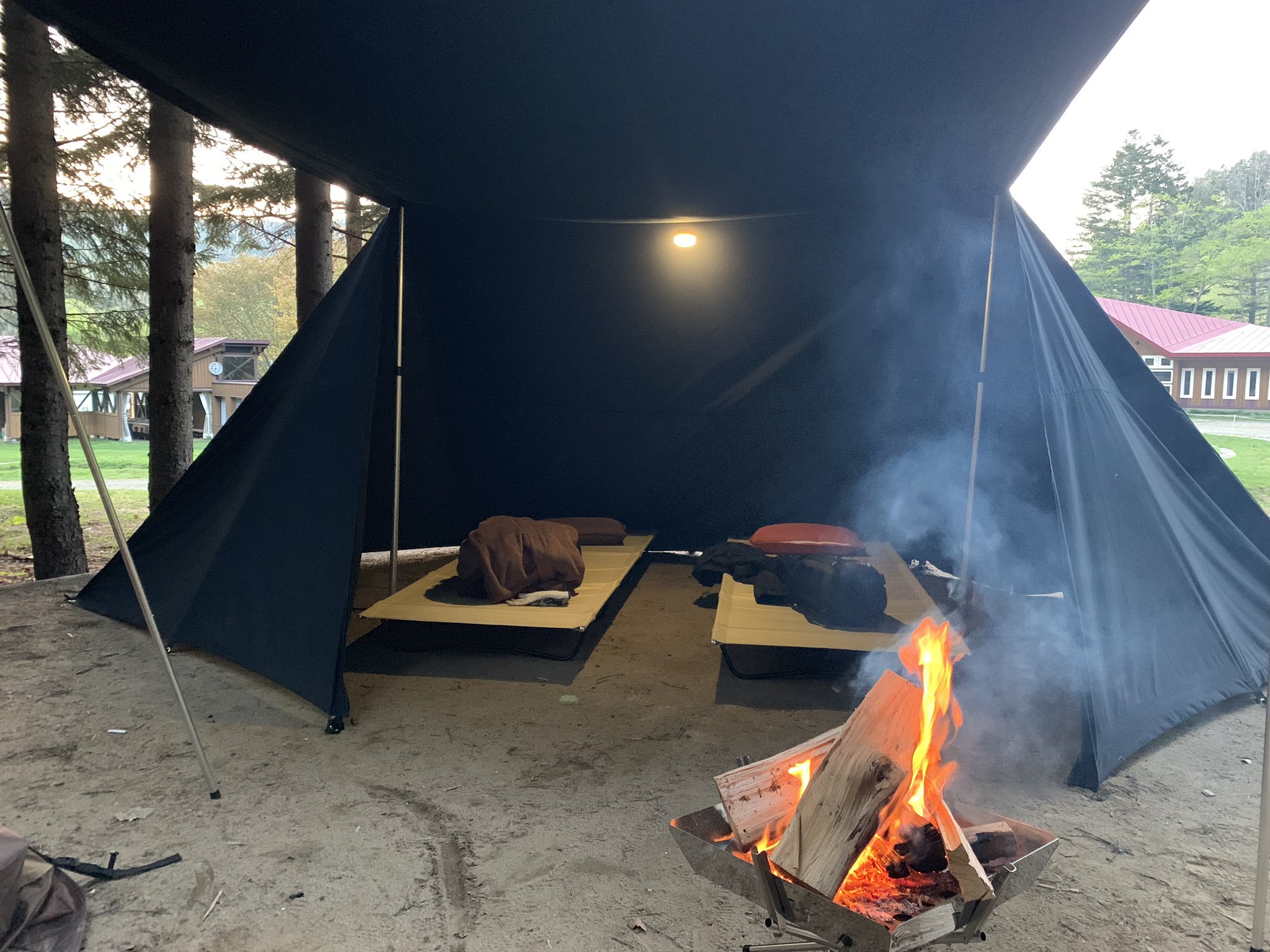 woopsを知らなきゃ損！TC素材パップテントが黒くてカッコいい | ミガルドア