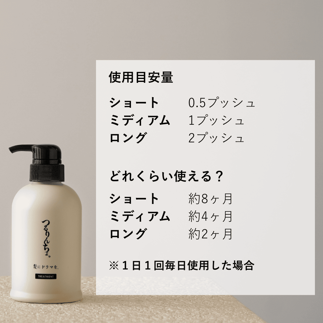 つるりんちょ。トリートメント380g | 髪にドラマを。公式オンライン