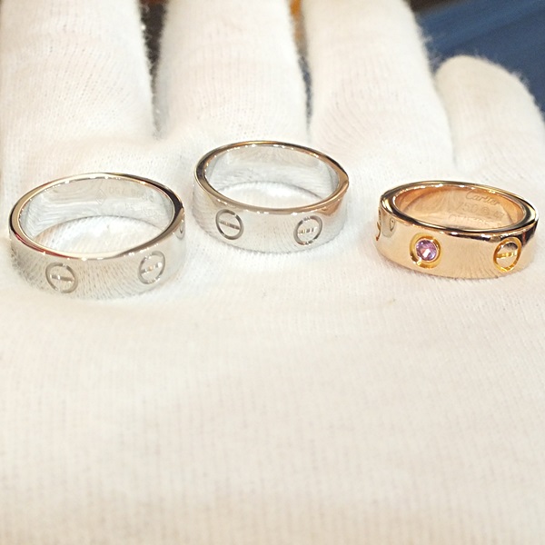 CARTIER カルティエ ラブリング 【商品紹介】ホワイトゴールド＊ピンク