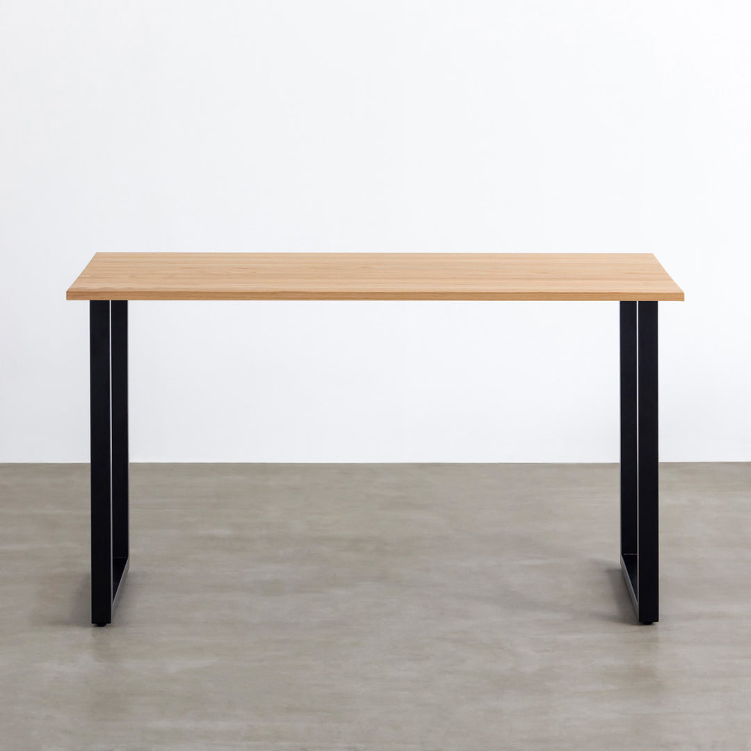 THE TABLE / スタンディングデスク × 無垢 ホワイトアッシュ × Black