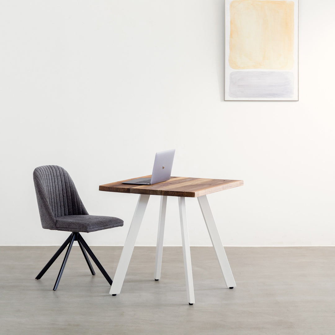 THE CAFE TABLE / 無垢 杉 ヴィンテージスタイル White Steel 4pin