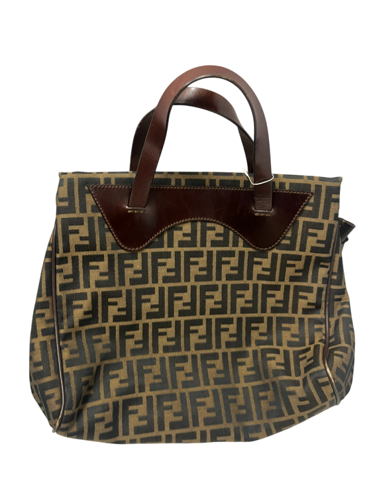 FENDI フェンディ バゲットFF刺繍 バッグ キャンバス 8BR600マルチ