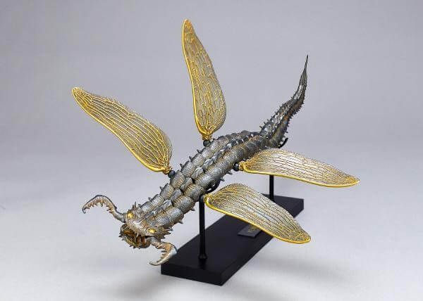 タケヤ式自在置物 KT-011 蛇螻蛄(へびけら) 鉄錆地調｜KTプロジェクト