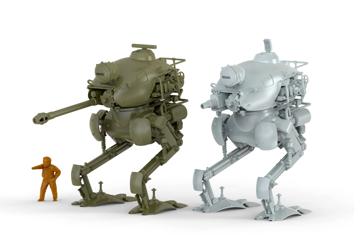 パックレーテ［長砲身・短砲身］＆ビクター｜プラモケイ｜海洋堂