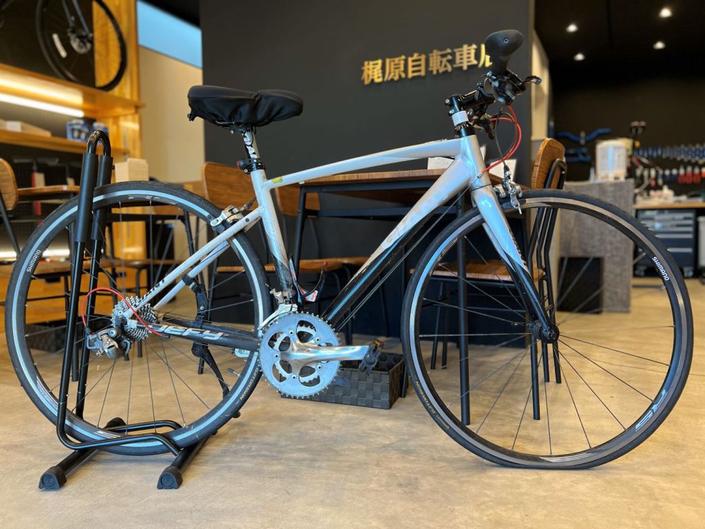 GIANT DEFY 洗車＆タイヤチューブ、チェーン交換