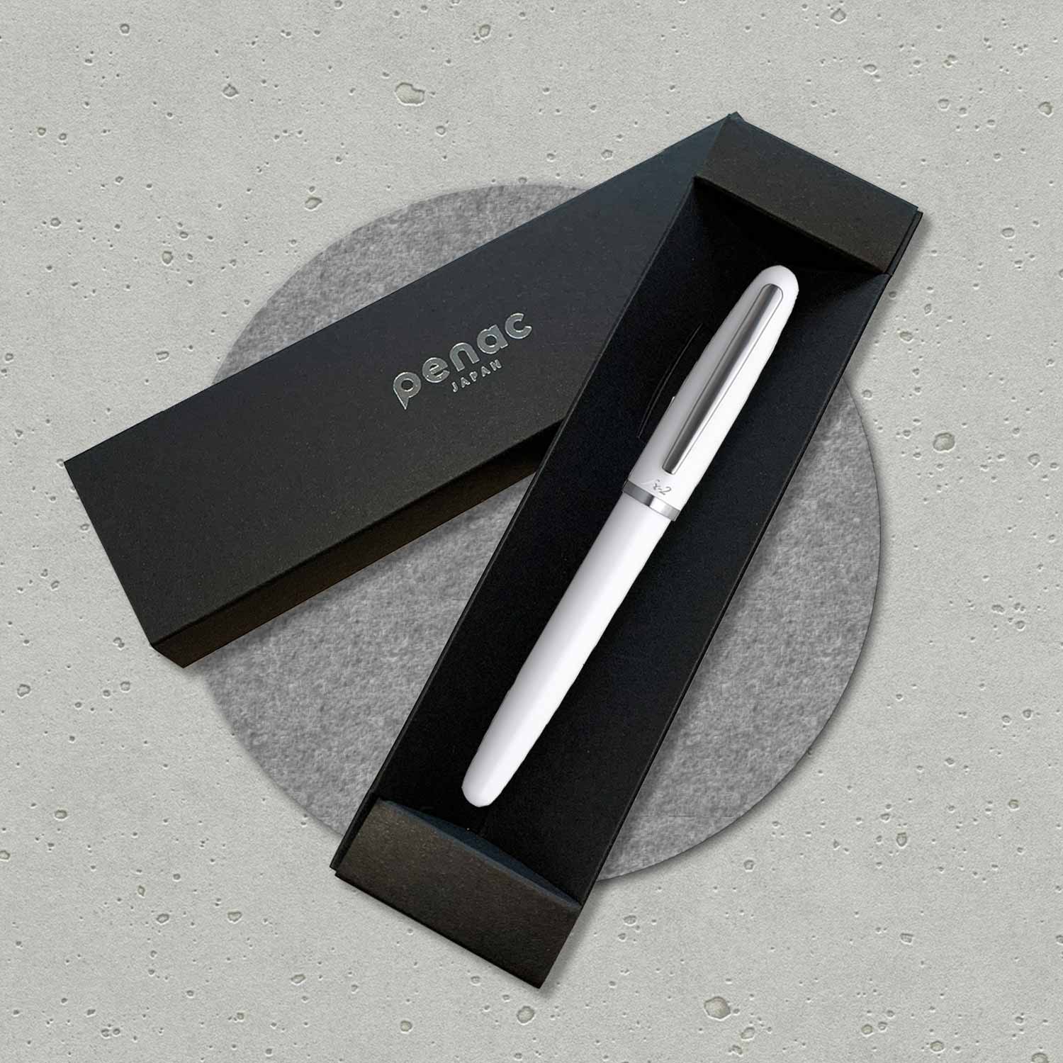 Gelschreiber fx-2 im Retro-Look von Penac - Weiß | SinnWunder