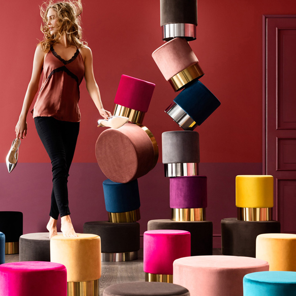 チェリー ダークグリーンブラス O35cm スツール * - スツールの通販