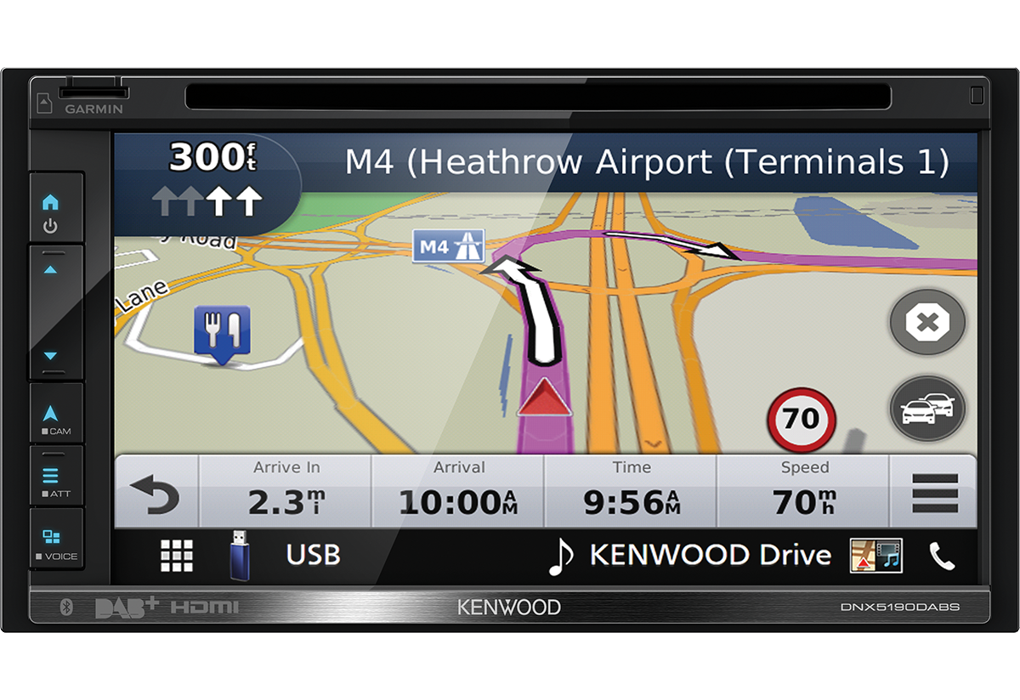 DNX5190DABS UK/EU Navigation with Apple CarPlay, DAB • KENWOOD UK