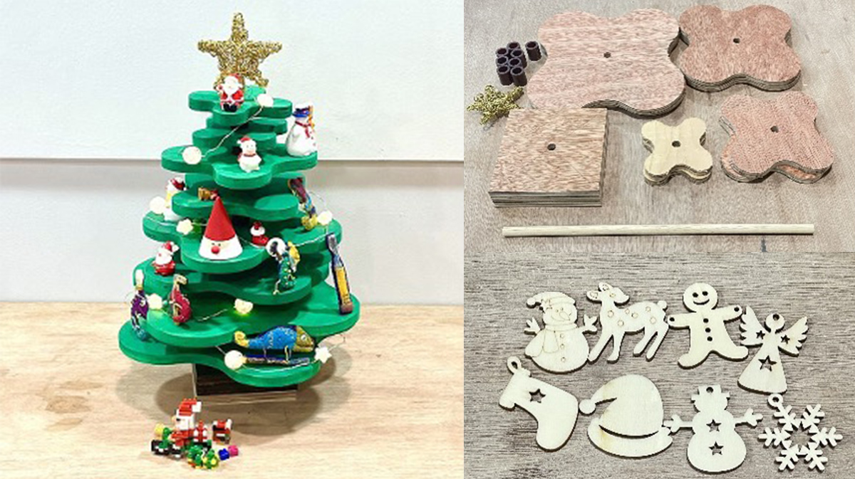 クリスマスツリー手づくり体験 - 博多の木工教室 - 木工房KAUZ