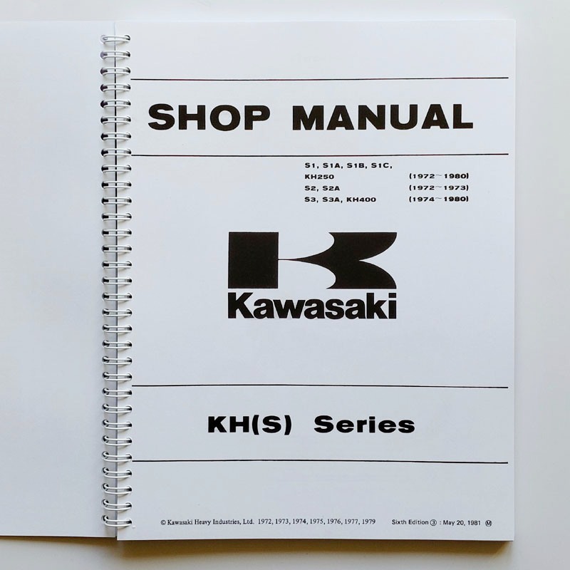 Workshop Manual – KH & S Series – Kawa Triple Parts