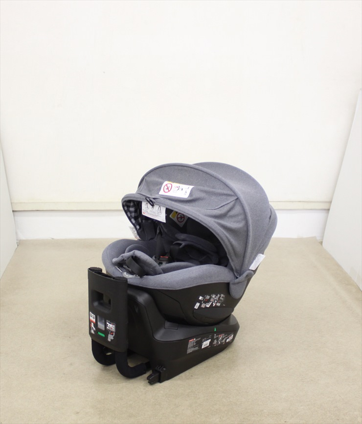 送料無料 美品 エールべべ クルット5 Oui グレー BF931 新生児〜 日本