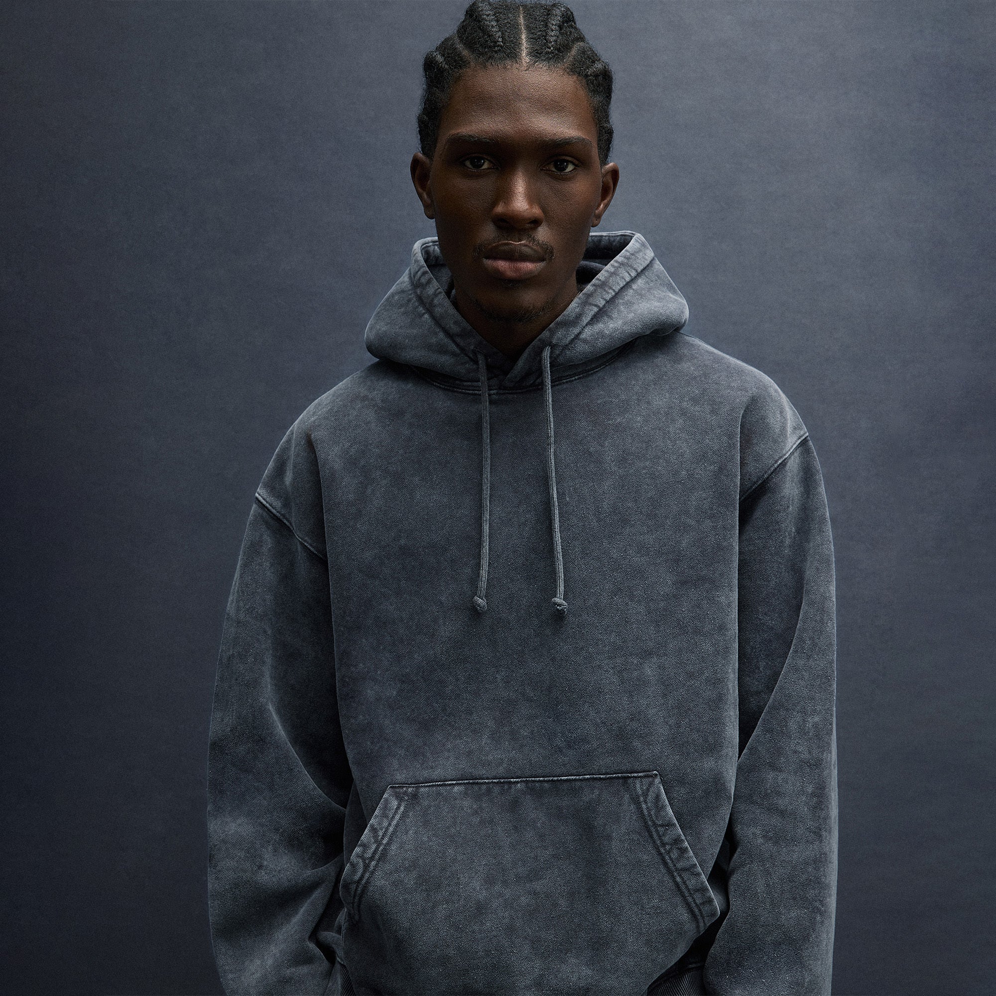 Kith 101 Sueded Fleece Williams III Hoodie - Nightfall