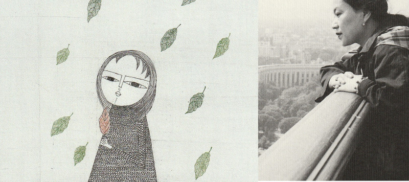 笑わん少女・南桂子/浜口陽三・銅版画・エッチング・ミュゼ浜口陽三