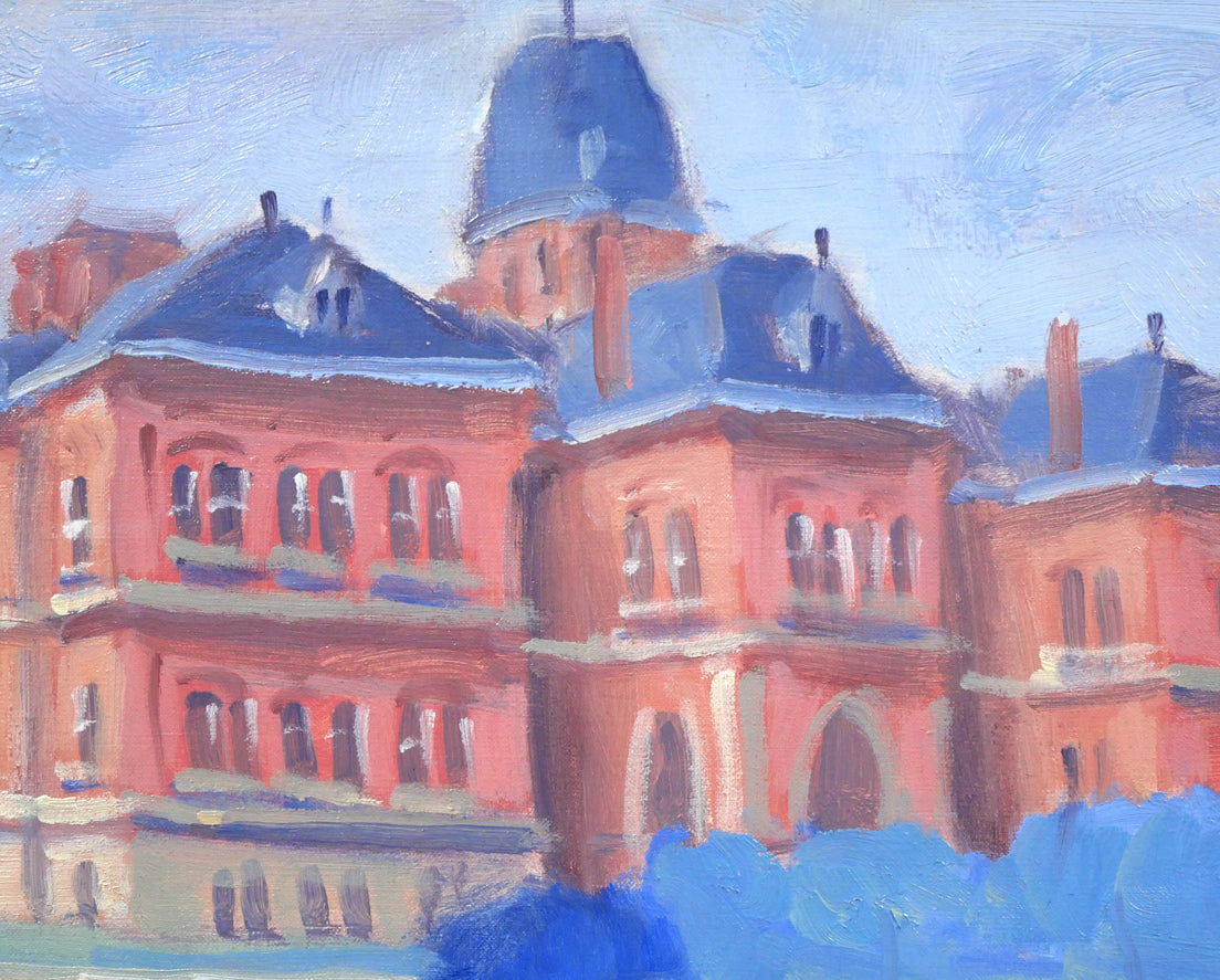 絵画 ノブ・サチ 油絵 F6号 百貨店購入品