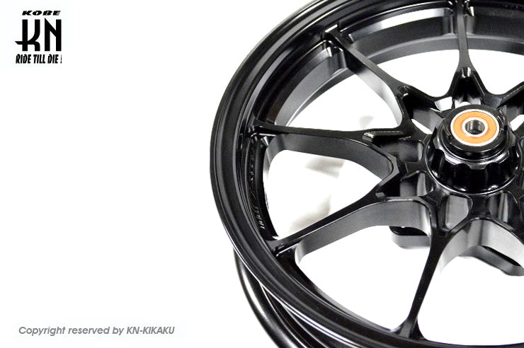 鍛造アルミホイール前後セット【ホンダディオDISK系】ブラック【タイプ