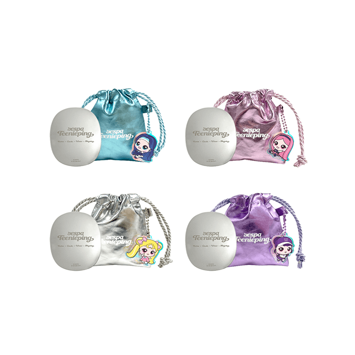 aespa - Mirror Pouch Keyring Set [Teenieping X aespa Official MD