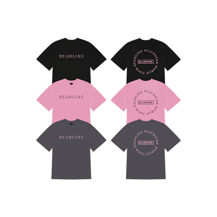 BLACKPINK - Round Logo T-Shirt ['DEADLINE' WORLD TOUR IN SEOUL