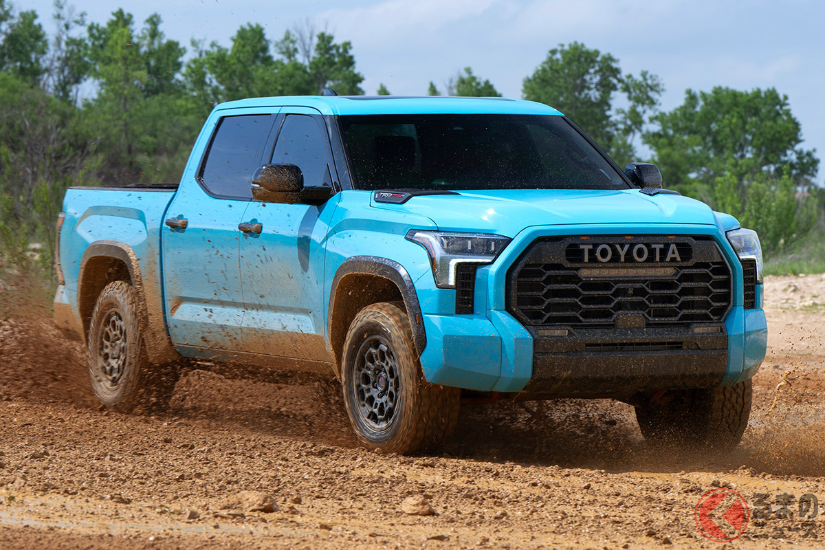 トヨタ新「タンドラ」発表！ 超豪華な「プレミアムレザーシート」＆新