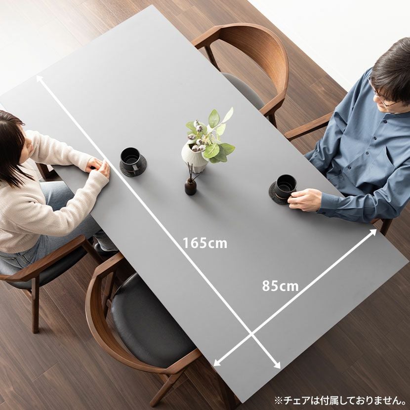 設置無料】幅165cm メラミン ダイニングテーブル ミキモク 木製 天然木