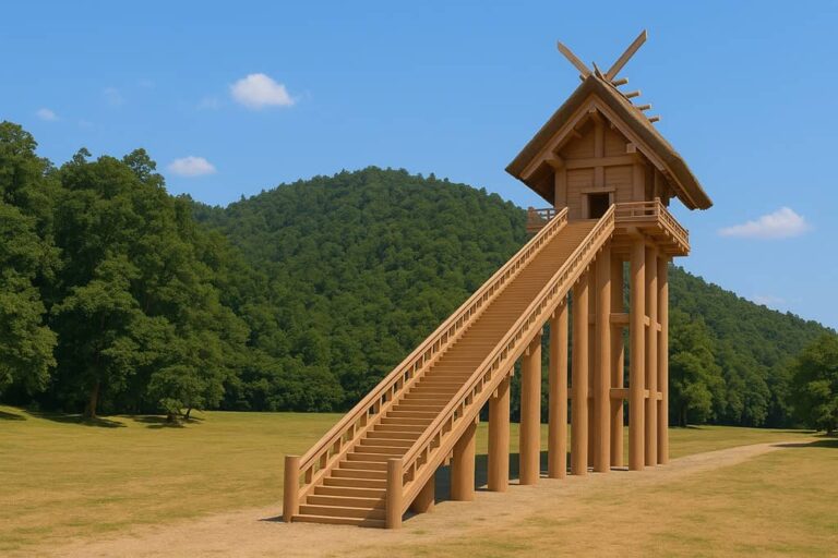 出雲大社 平安時代】高さ48mは真実だった。発掘された「3本の巨木」が