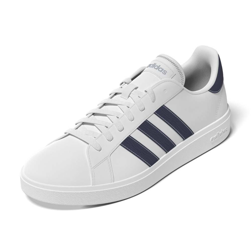 adidas アディダス GRANDCOURT BASE レディース ホワイト×ネイビー