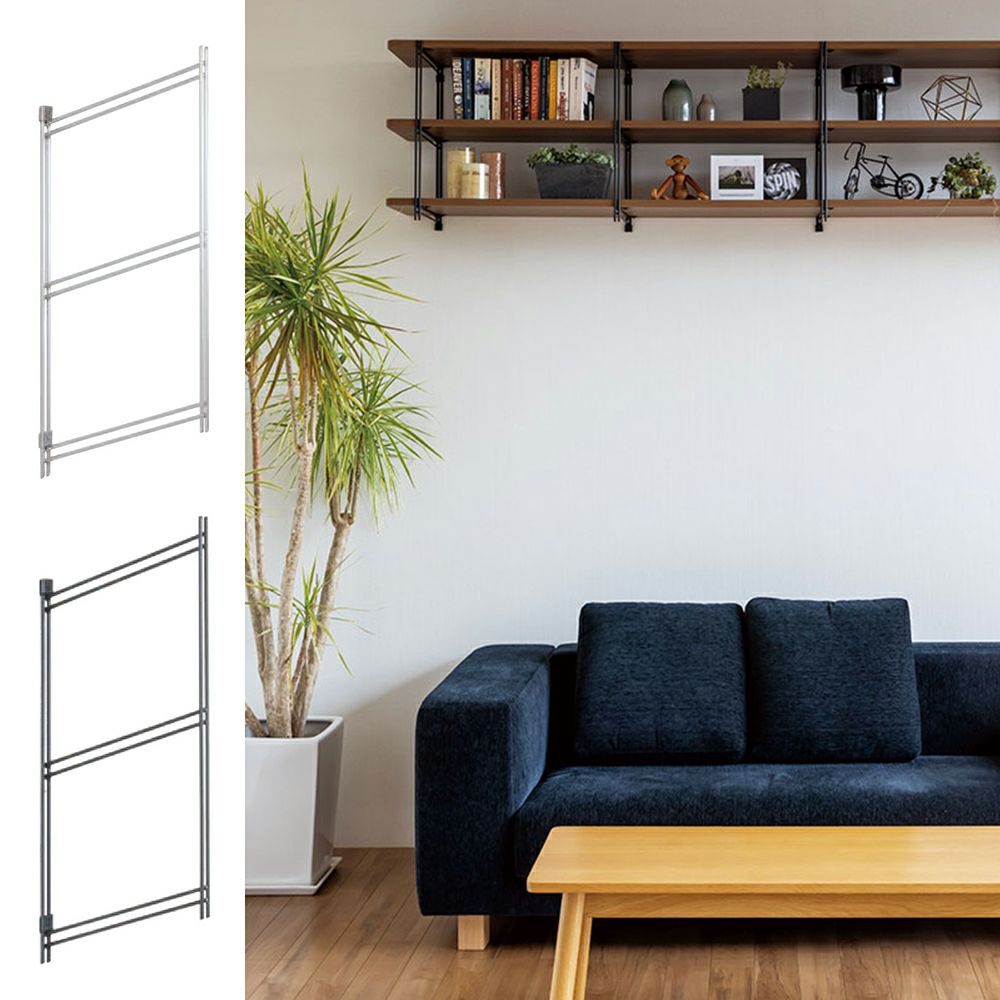 南海プライウッド ステンラダー棚受 ST-H04 壁付け H489mm 1個