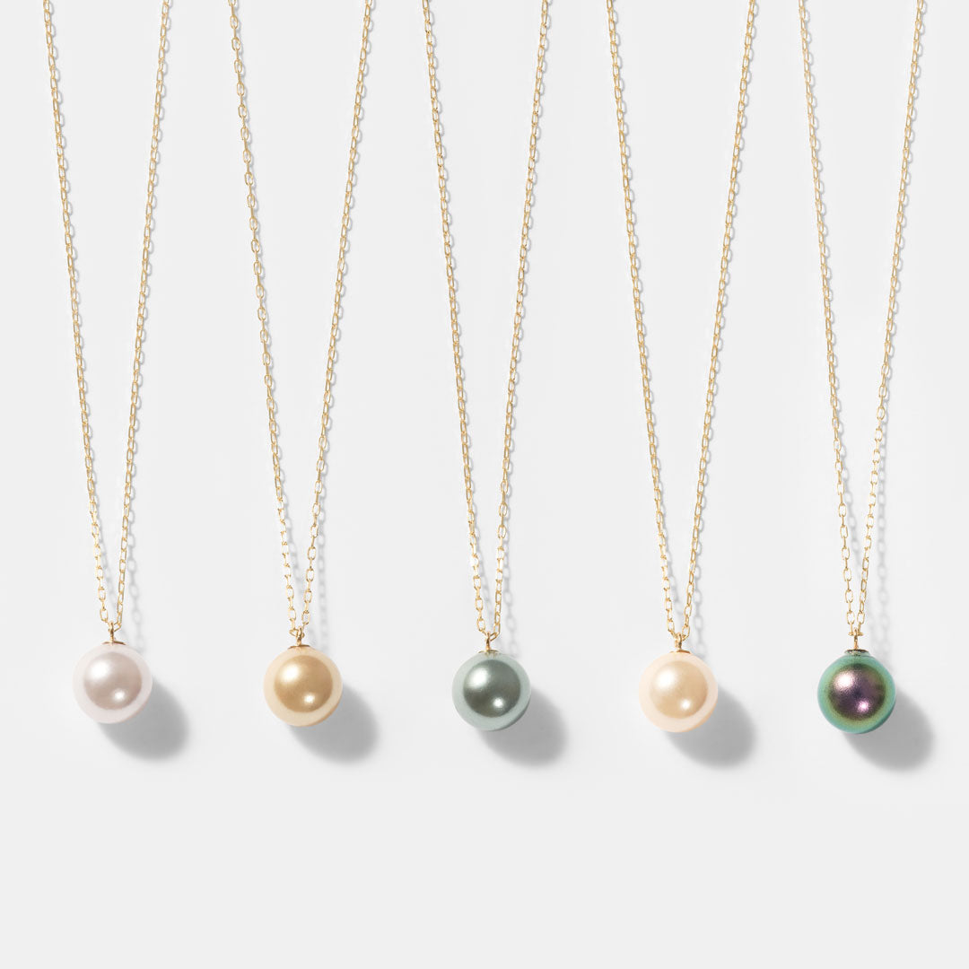 K10 カラーシェルパール ネックレス（8mm） ｜96-6948 – L&Co.