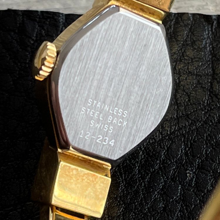 バングル】Chandler社 手巻き時計 フォレストグリーン 動作良好 細い