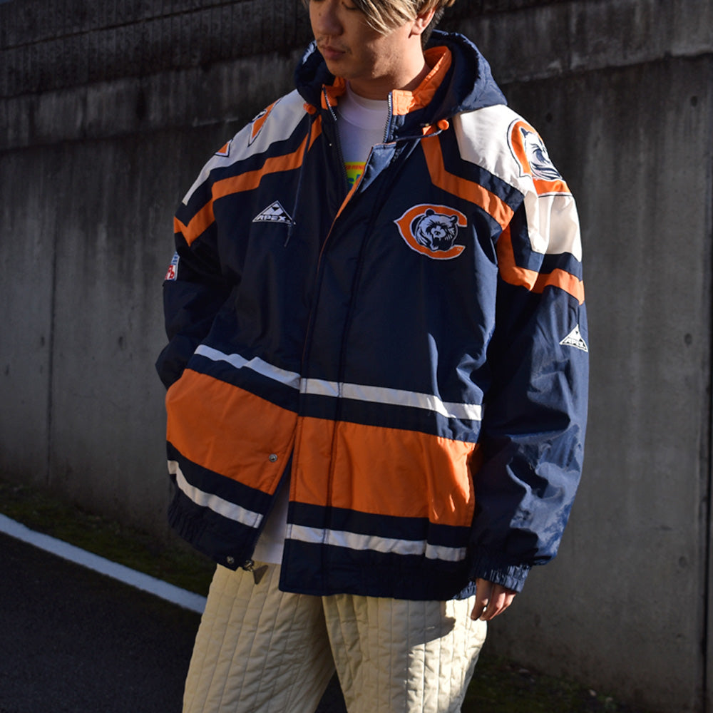 90's STARTER “NFL Chicago Bears” 中綿入り ナイロンジャケット