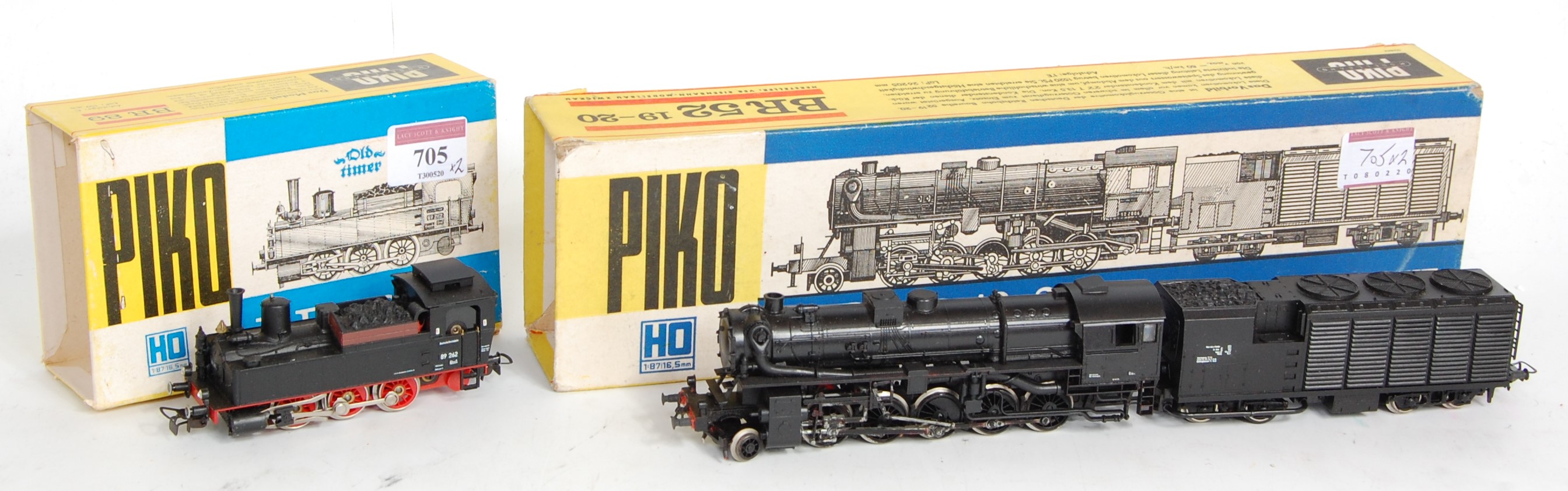 Lot 705 - A Piko H0 DB black class BR52 (19-20) 2-10-0