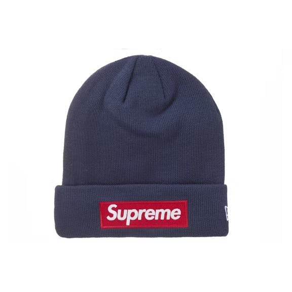 Supreme New Era Box Logo Beanie (FW24) Navy – LacedUp