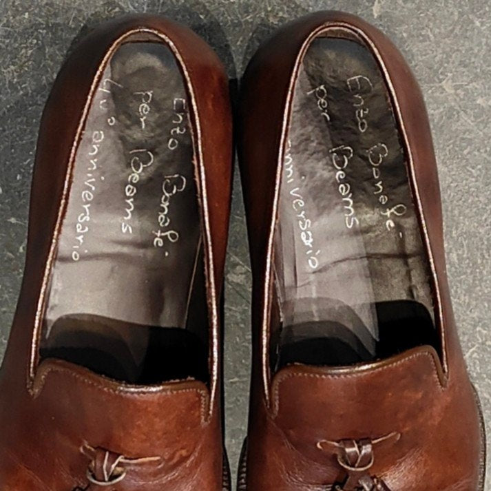 希少 使用数回 【Enzo Bonafe】エンツォボナフェ タッセルローファー