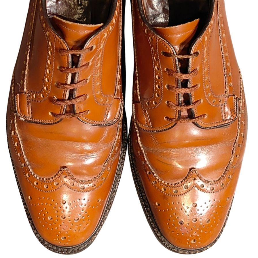 church】チャーチ ビジネスシューズ ウイングチップ ブラウン（茶系