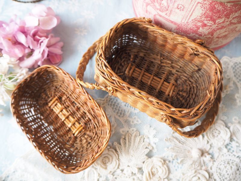 antique doll panier ❀ * 小さなバスケット カゴ antique doll panier