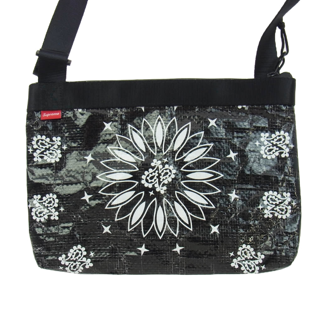 Supreme シュプリーム Bandana Tarp Side Bag バンダナ柄 ショルダー