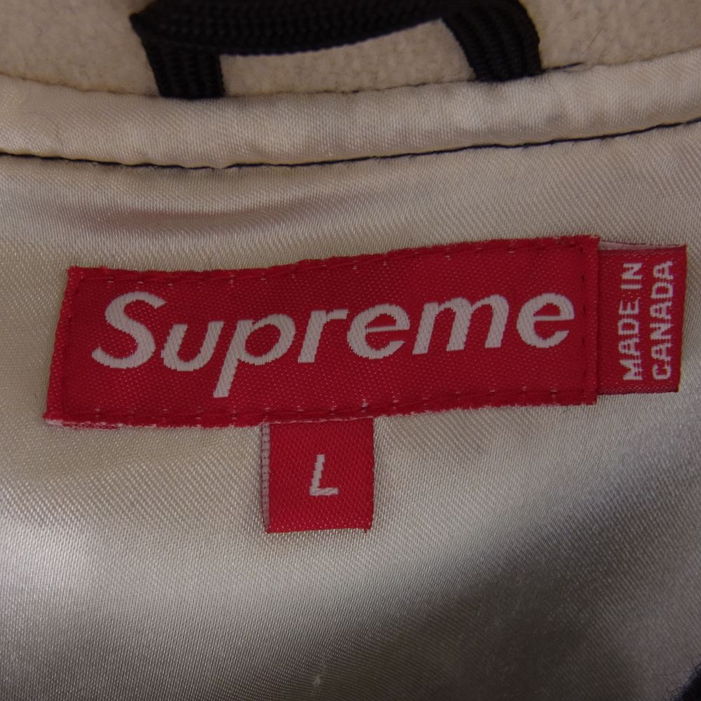 Supreme シュプリーム 初期 カナダ製 Hooded Varsity Jacket Sロゴ