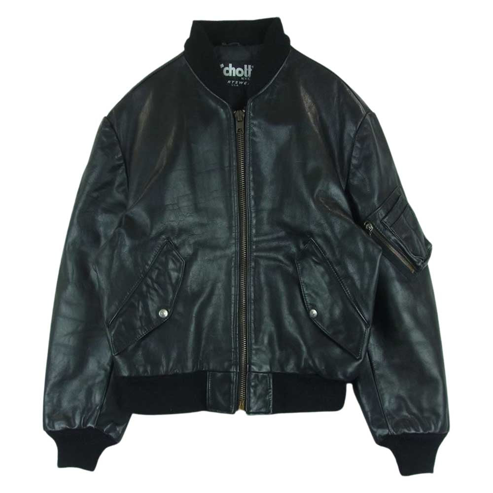 Schott MA-1 本革 127 レザージャケット フライトジャケット 40 schott