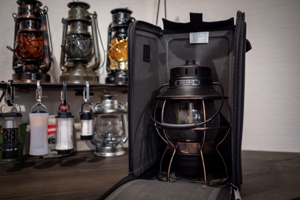 BAREBONES レイルロードランタン オススメの収納ケースは？│ミケ犬の