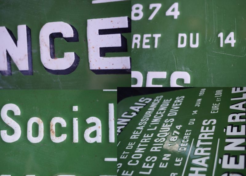 FRANCE antique フランスアンティーク ホーロー サイン 看板 サイン