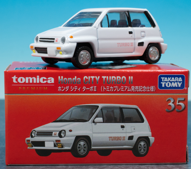 レビュー トミカプレミアム 35 ホンダ シティ ターボⅡ（発売記念仕様