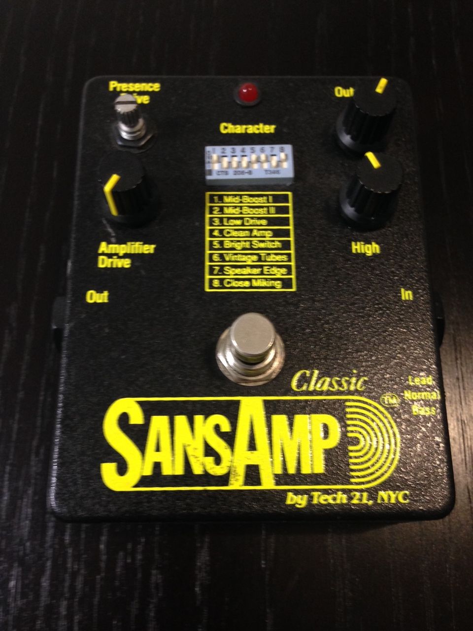 SansAmp Classic（Tech21） : 四人冗語