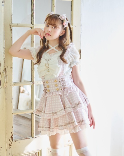 姫カジ LIZLISA リズリサ フリル リボン キュロット スカパン 平成 姫