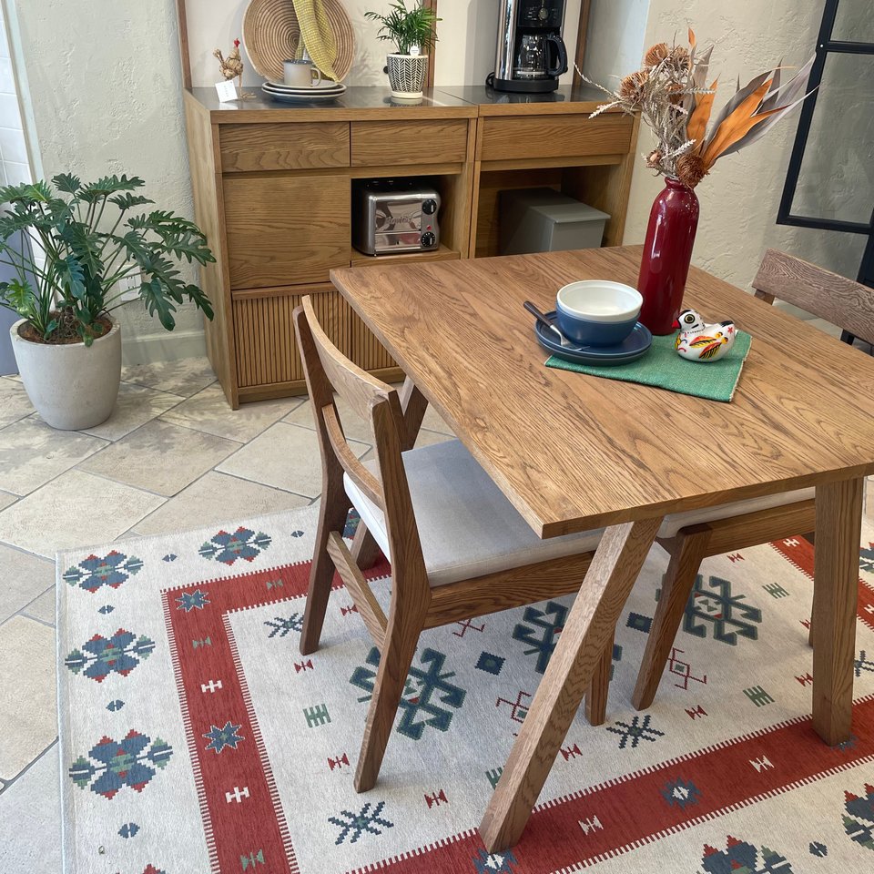 unicoELEMT(エレムト)チェア 木脚 ブラウン