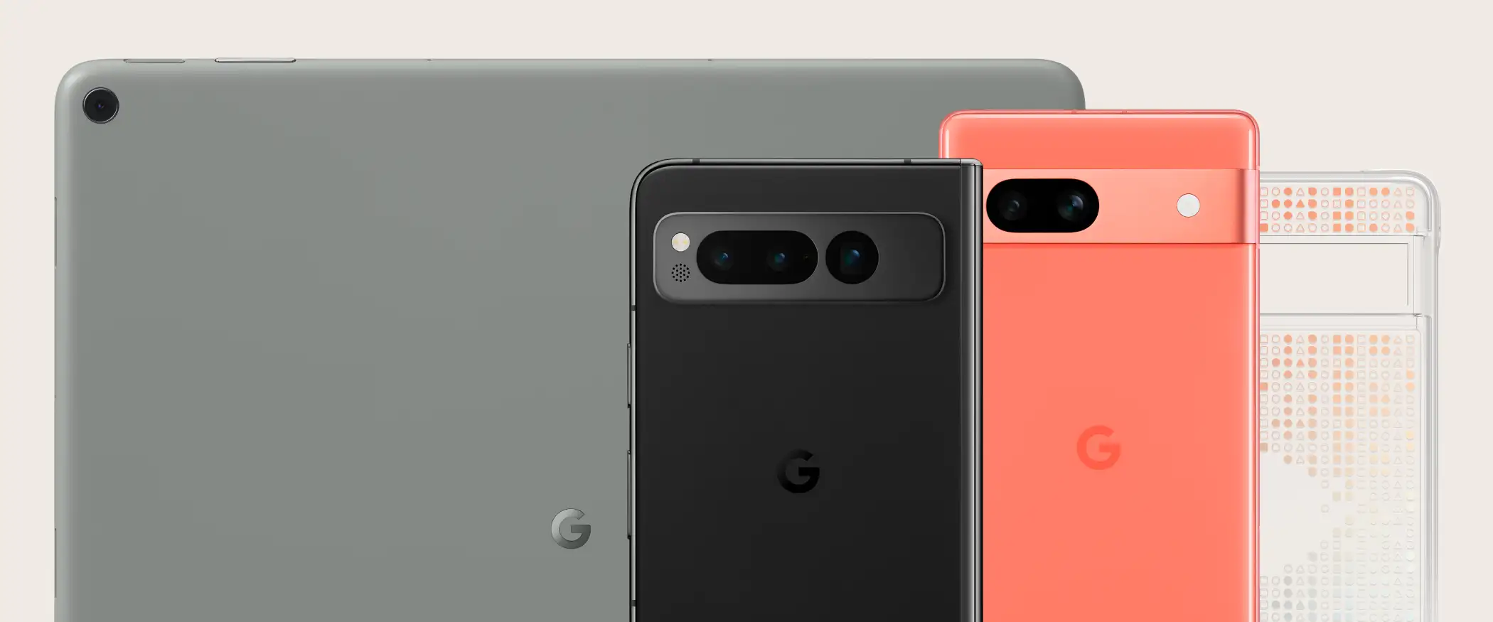 Google Pixel 7a, Google Pixel Fold, Google Pixel Tablet 登場